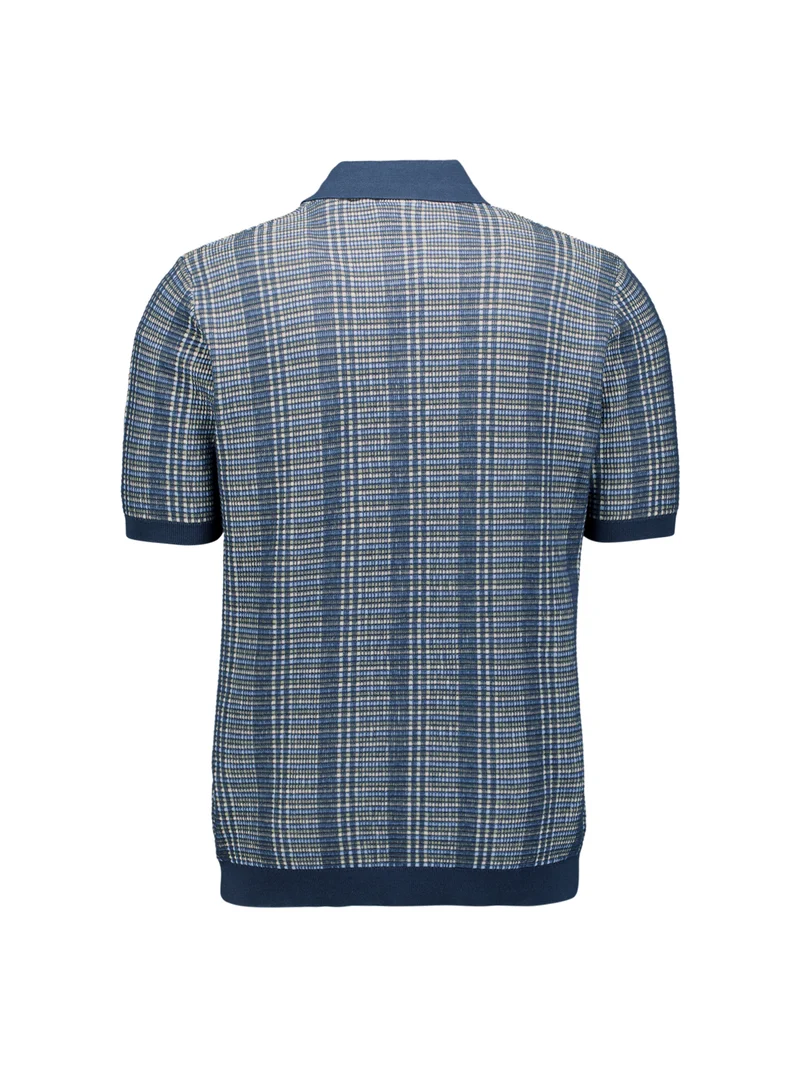 Pullover Short Sleeve Polo Multi Color, Night