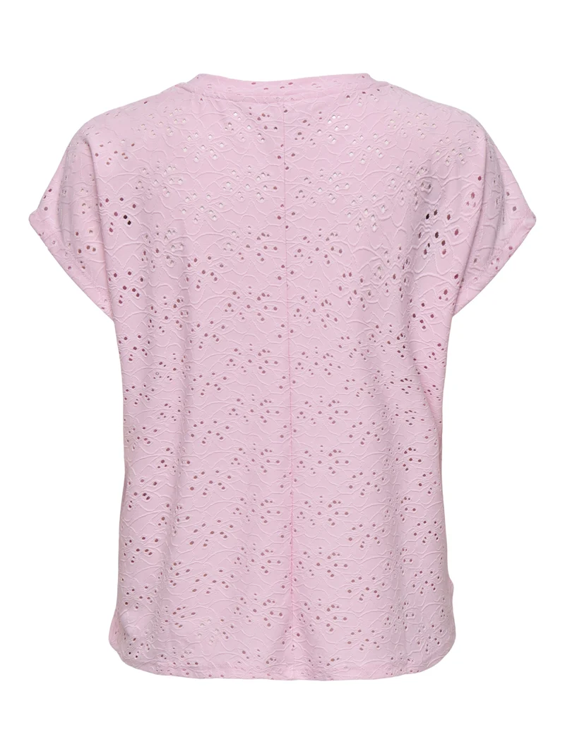 ONLSMILLA S/S TOP JRS NOOS, Roseate Spoonbill