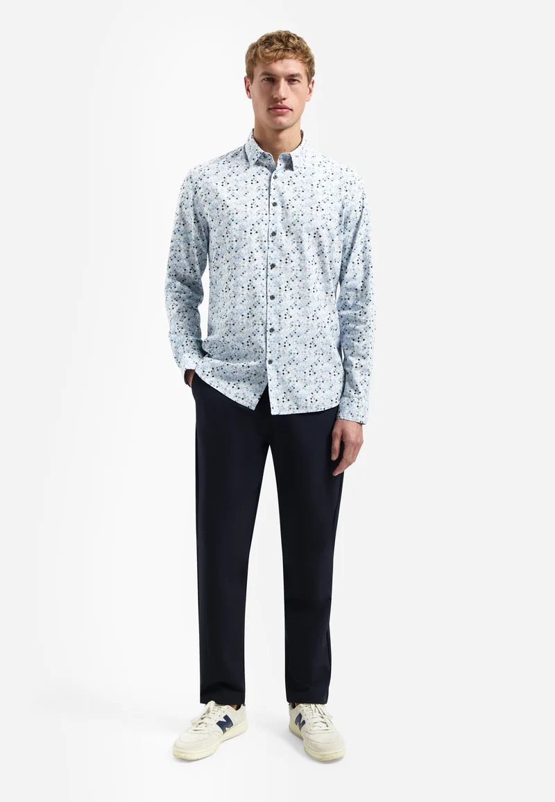 Shirt Allover Printed, Blue