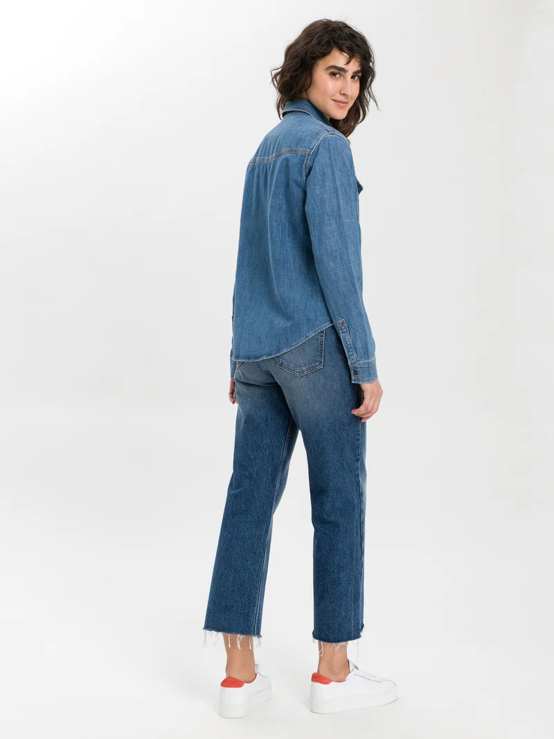DAMEN JEANS HEMD