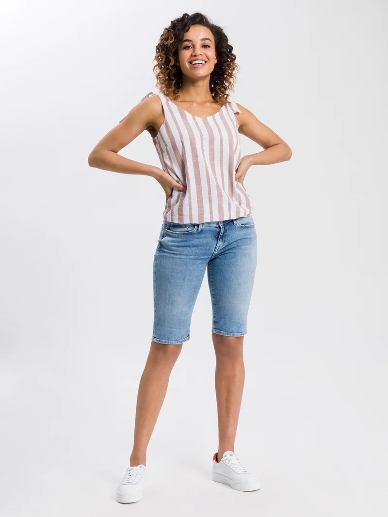 DAMEN STRIPED BLUSE