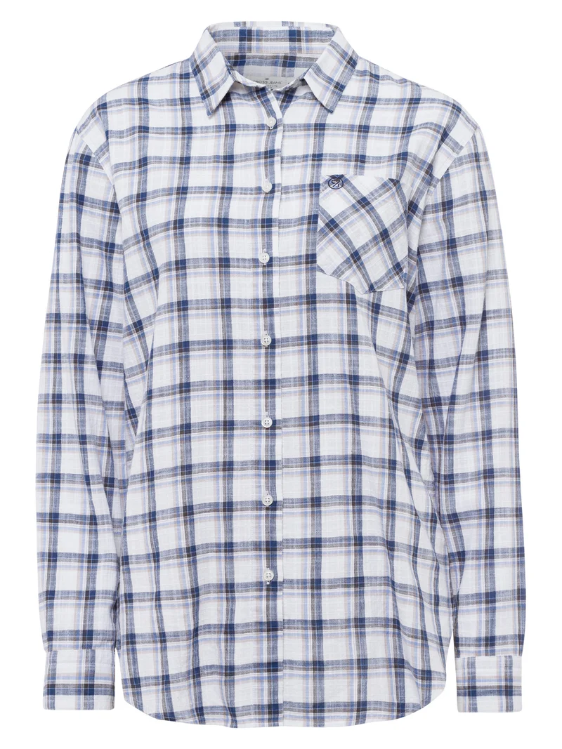 DAMEN CHECKED BLUSE