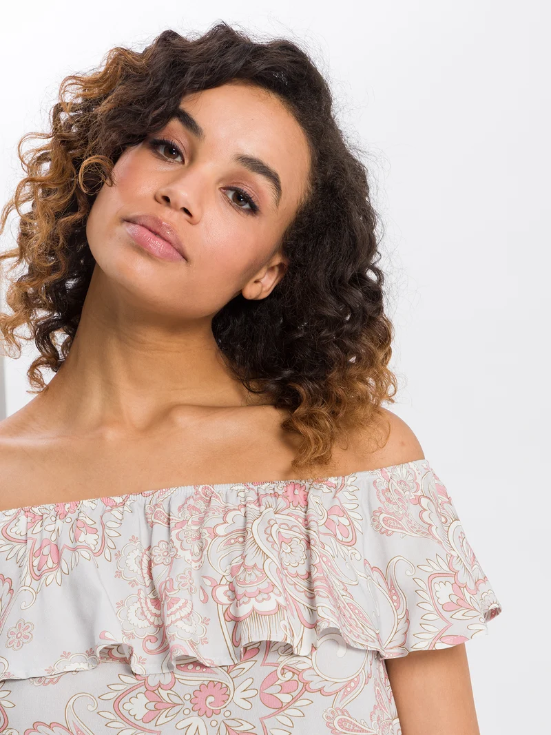 DAMEN PRINTED BLUSE