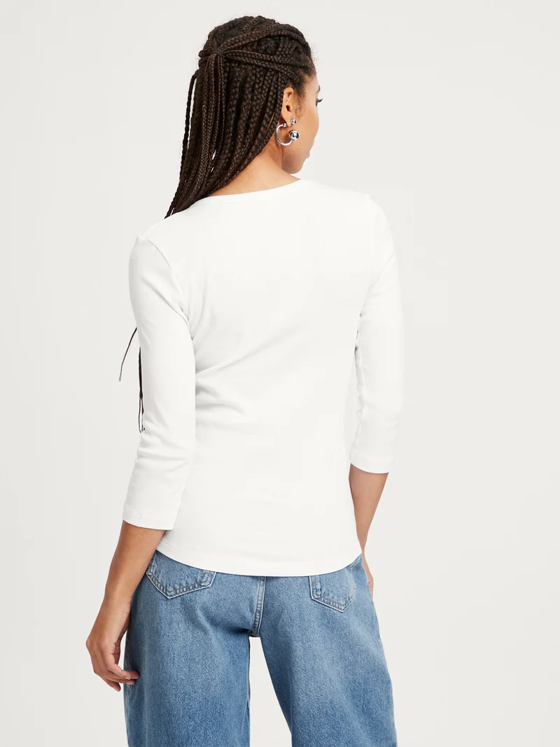 REGULAR FIT RIB LONGSLEEVE