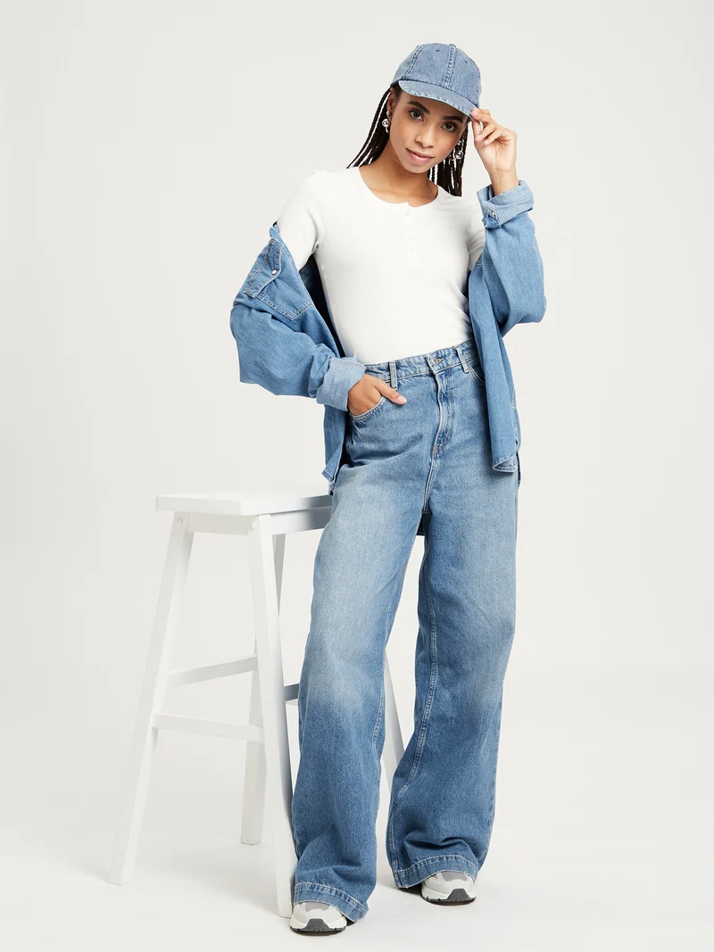 REGULAR FIT RIB LONGSLEEVE