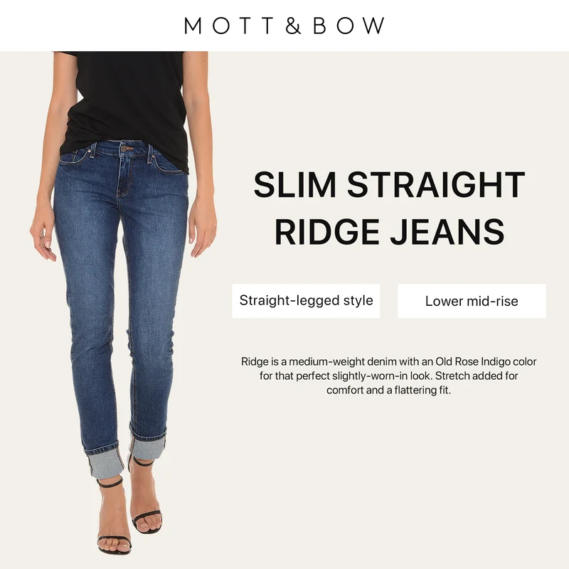Mott&Bow | Slim Straight Ridge Jeans tt