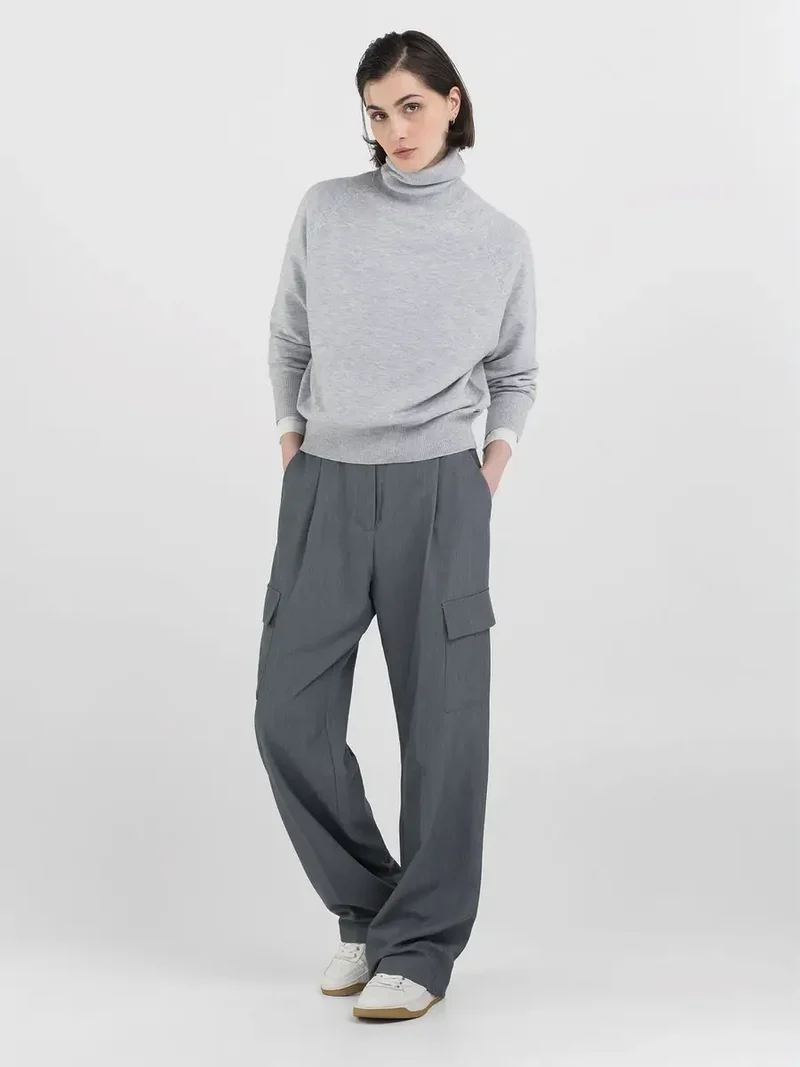 REPLAY DÁMSKÉ COMFORT-FIT CARGO KALHOTY
