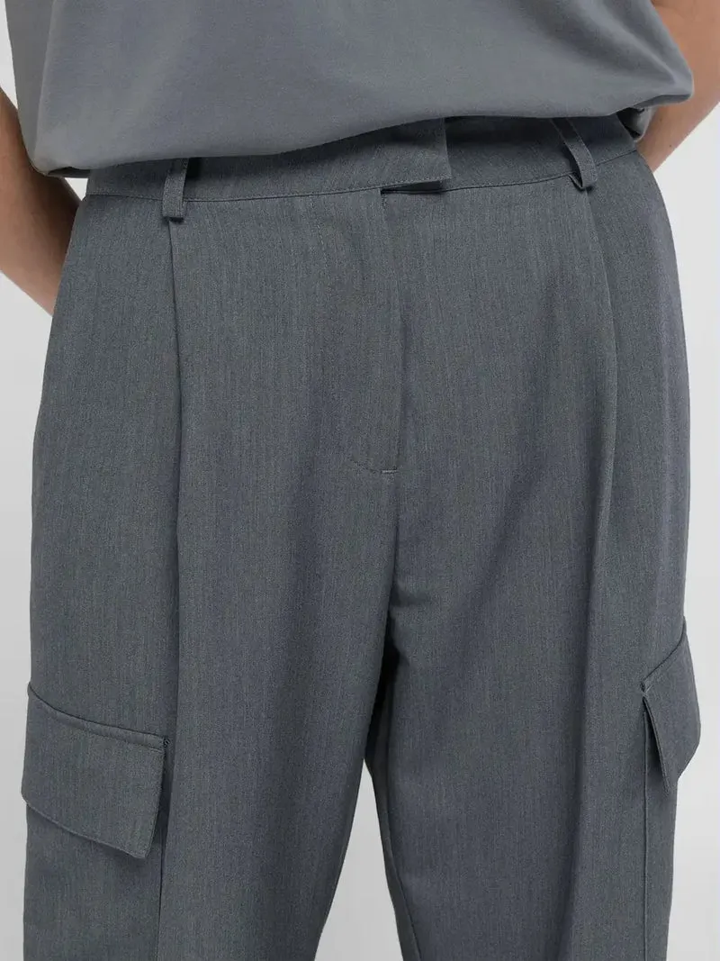 REPLAY DÁMSKÉ COMFORT-FIT CARGO KALHOTY