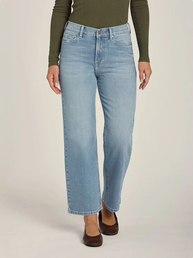 Cropped Straight Leg Hubert Jeans