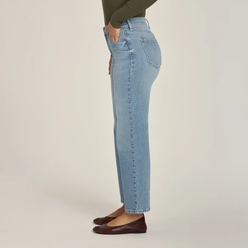 Cropped Straight Leg Hubert Jeans