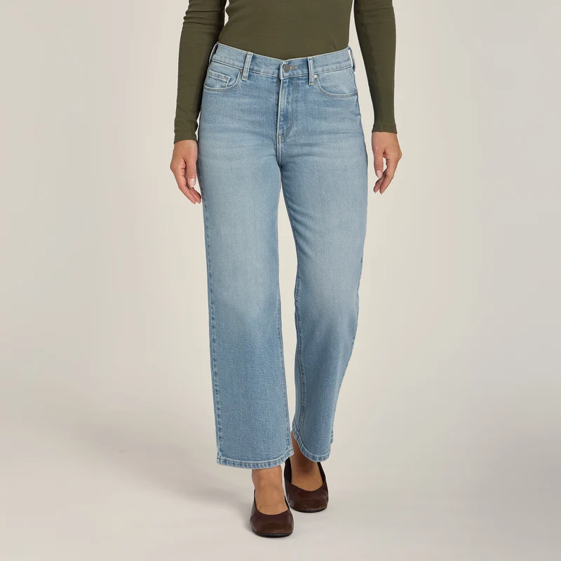 Cropped Straight Leg Hubert Jeans
