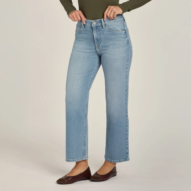 Cropped Straight Leg Hubert Jeans