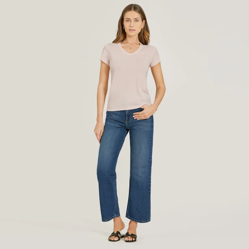 Cropped Straight Leg Gilmore Jeans