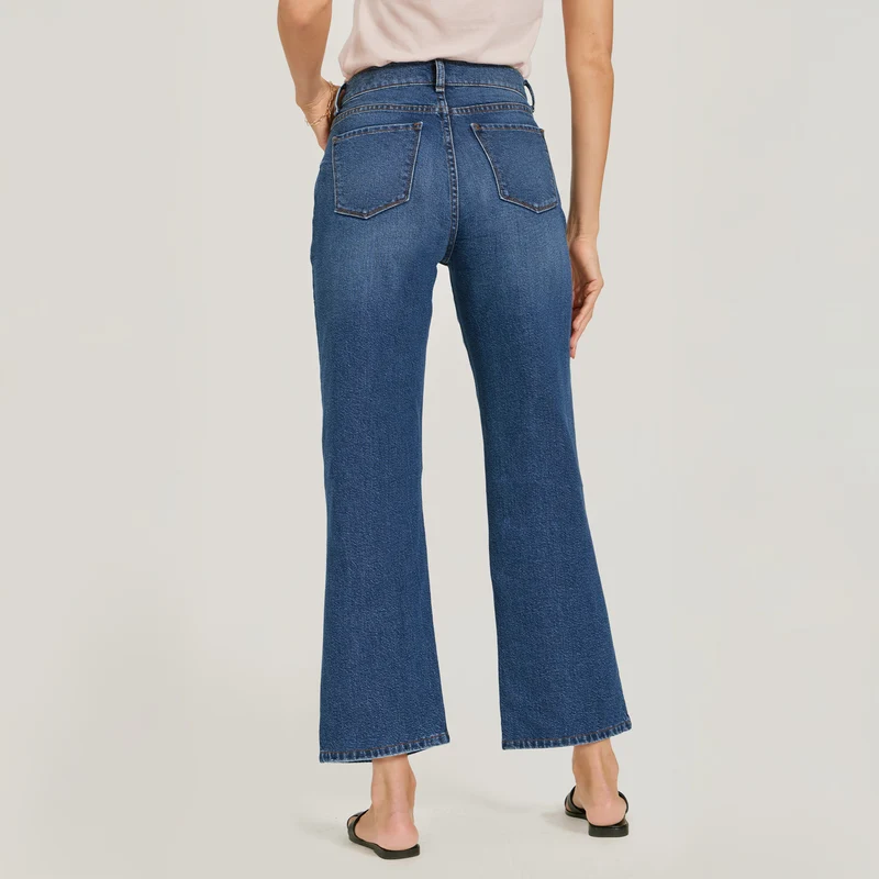 Cropped Straight Leg Gilmore Jeans