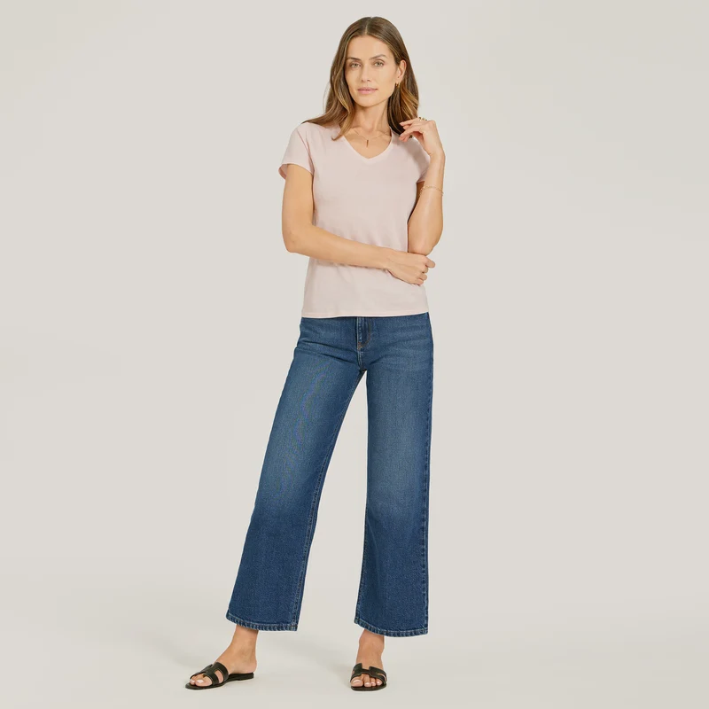 Cropped Straight Leg Gilmore Jeans