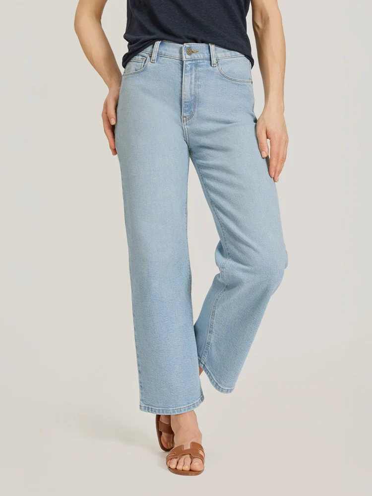 Cropped Straight Leg Hubert Jeans