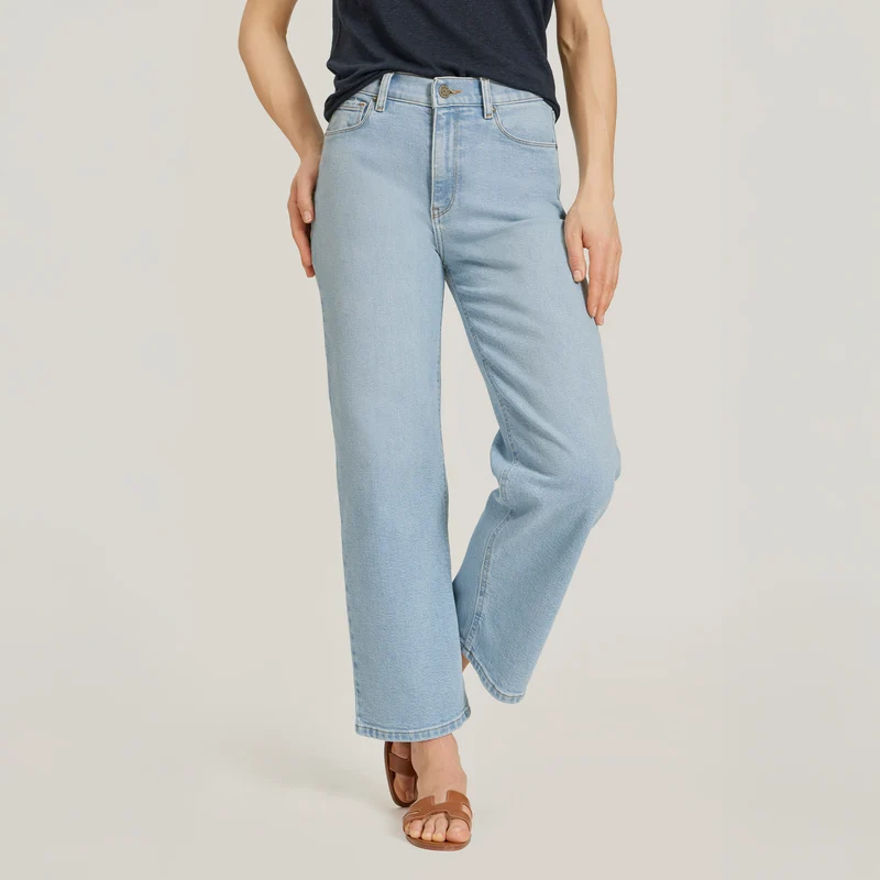 Cropped Straight Leg Hubert Jeans