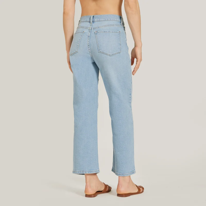Cropped Straight Leg Hubert Jeans