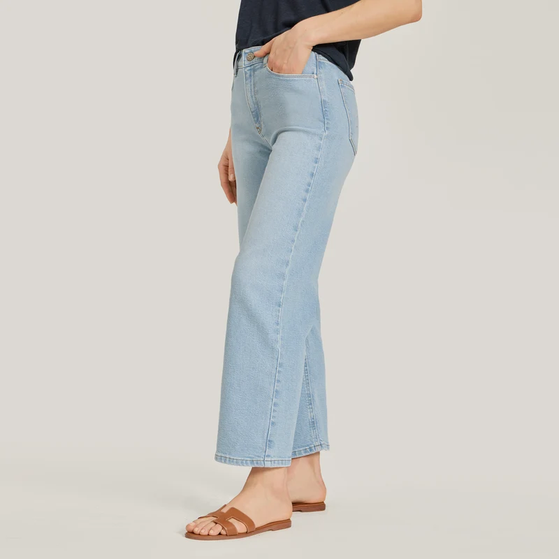 Cropped Straight Leg Hubert Jeans