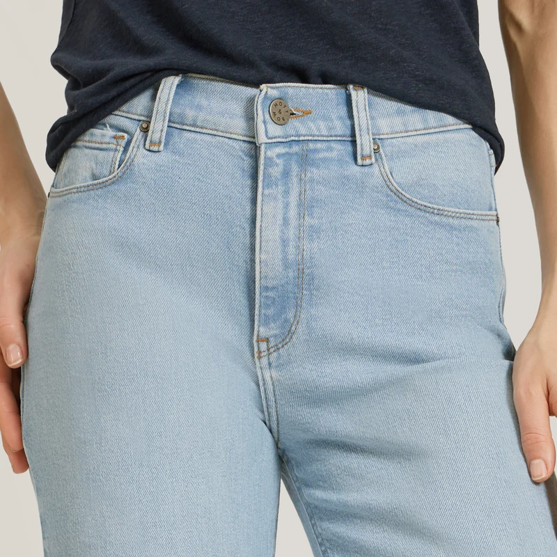 Cropped Straight Leg Hubert Jeans