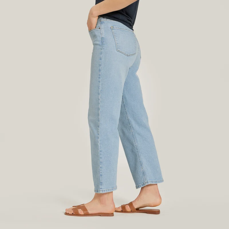 Cropped Straight Leg Hubert Jeans