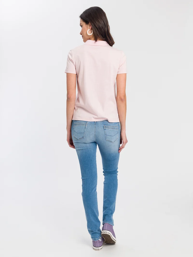 SLIM FIT JERSEY POLOSHIRT