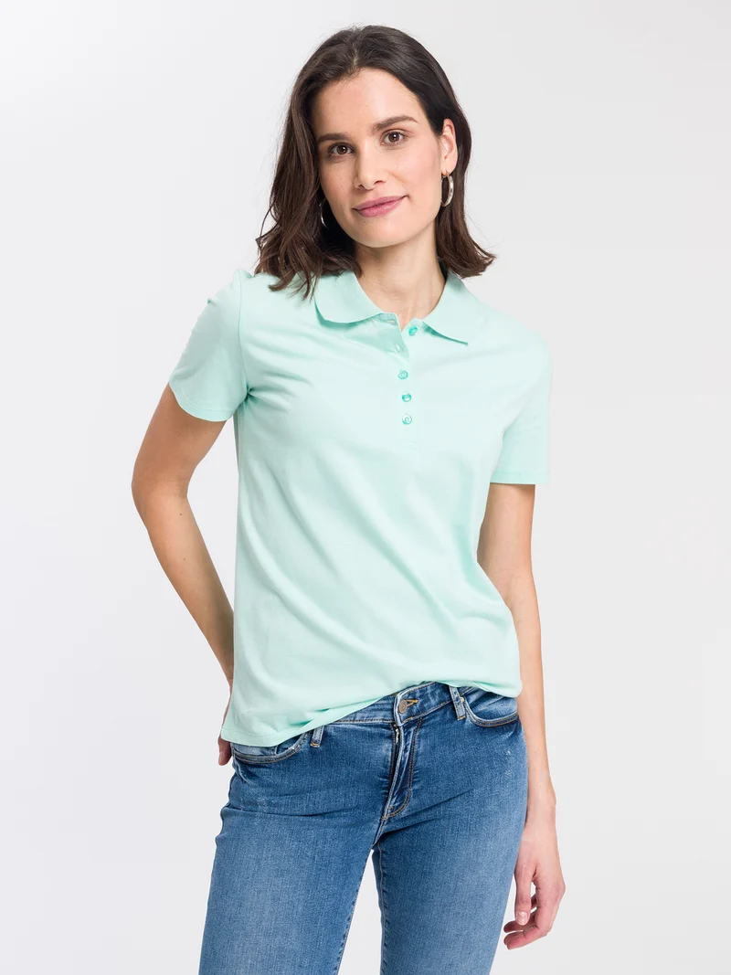 SLIM FIT JERSEY POLOSHIRT