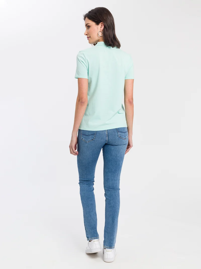 SLIM FIT JERSEY POLOSHIRT