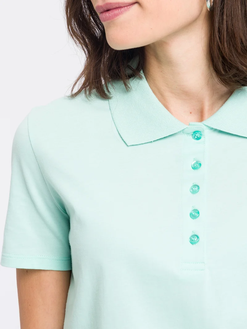 SLIM FIT JERSEY POLOSHIRT
