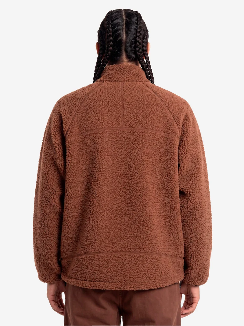 Giacca Reversibile Sherpa marrone
