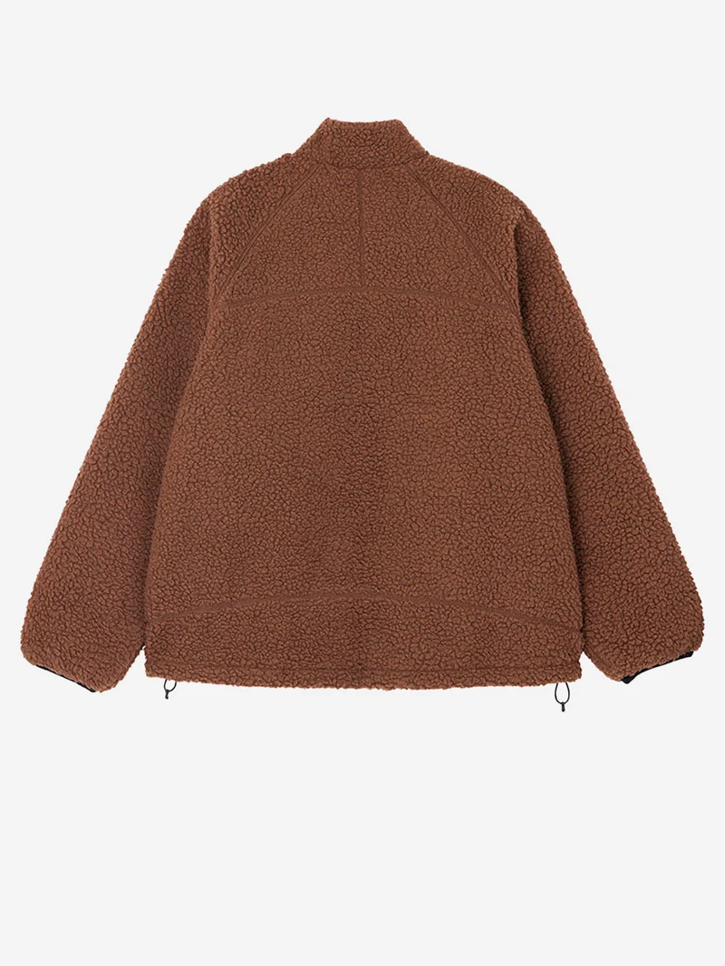 Giacca Reversibile Sherpa marrone