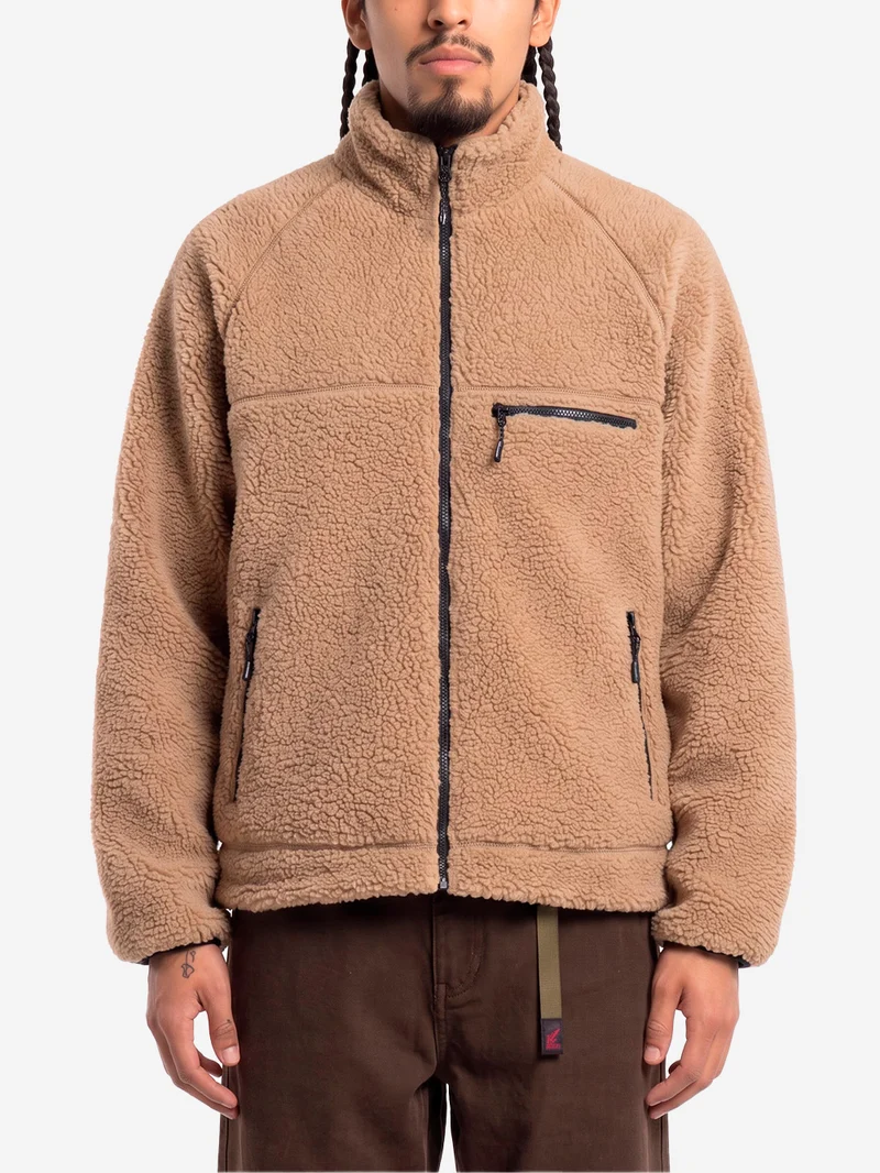 Giacca Reversibile Sherpa beige
