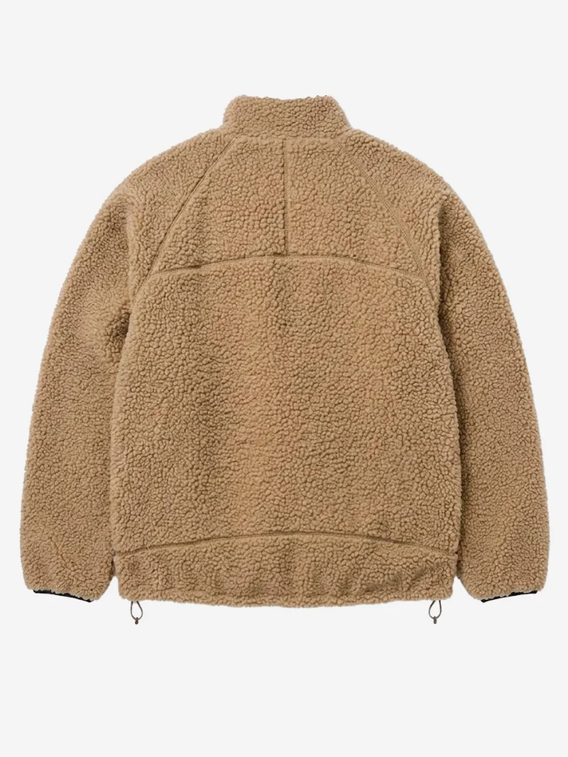 Giacca Reversibile Sherpa beige