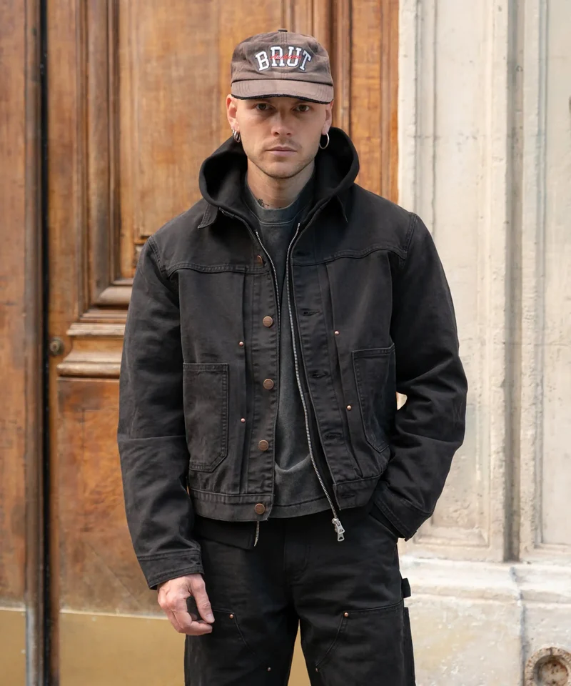 THE PLEATED RIVET JACKET