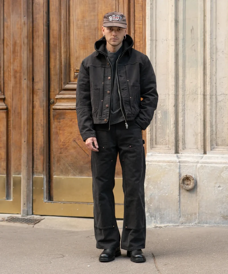 THE PLEATED RIVET JACKET
