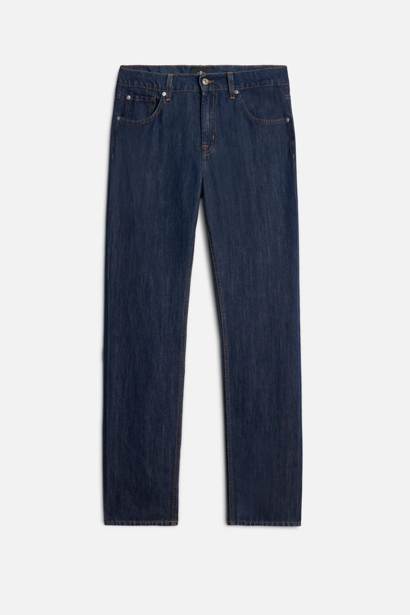THE STRAIGHT in Indigo Linen Nocturnal