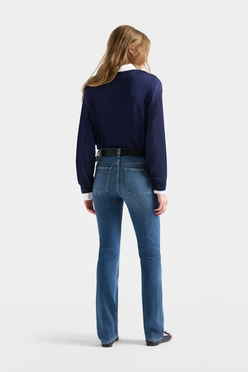KIMMIE STRAIGHT in Denim Flux