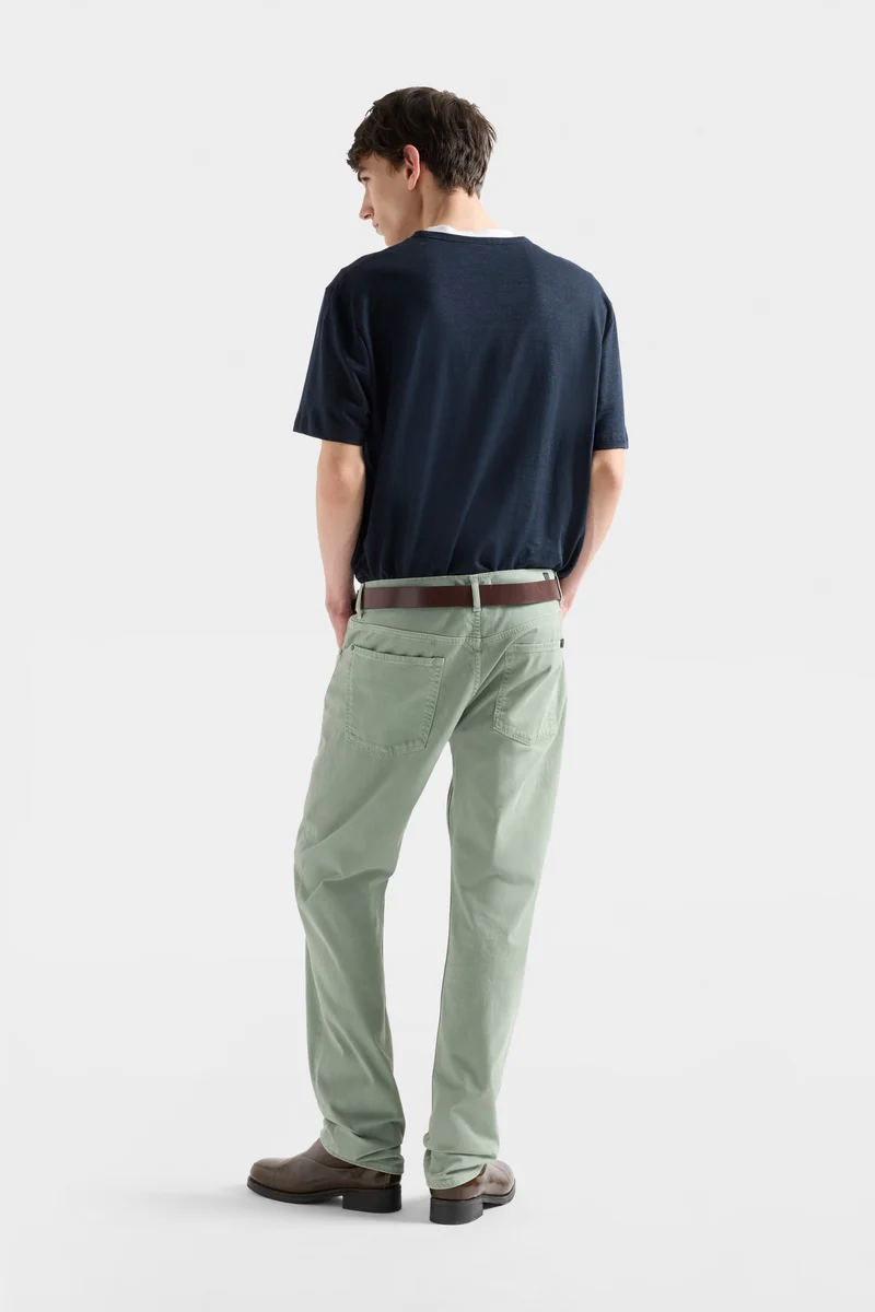 THE STRAIGHT in Luxe Performance Sateen Leaf