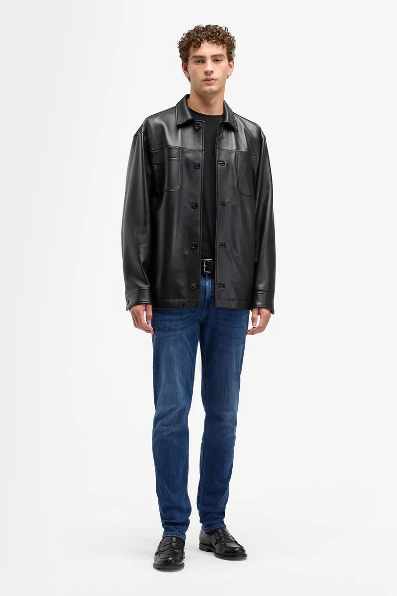 SLIMMY TAPERED in Luxe Performance Mid Blue