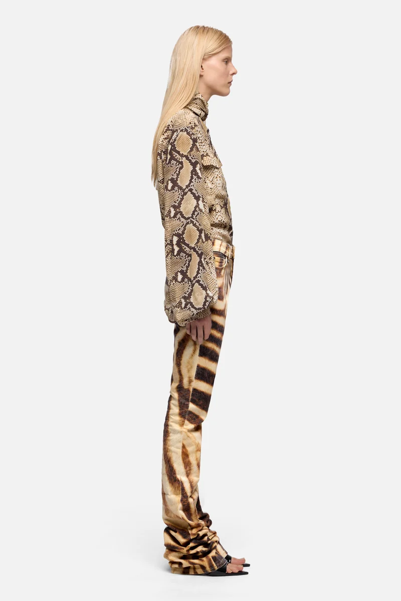 LOW SKINNY BOOT in Canvas