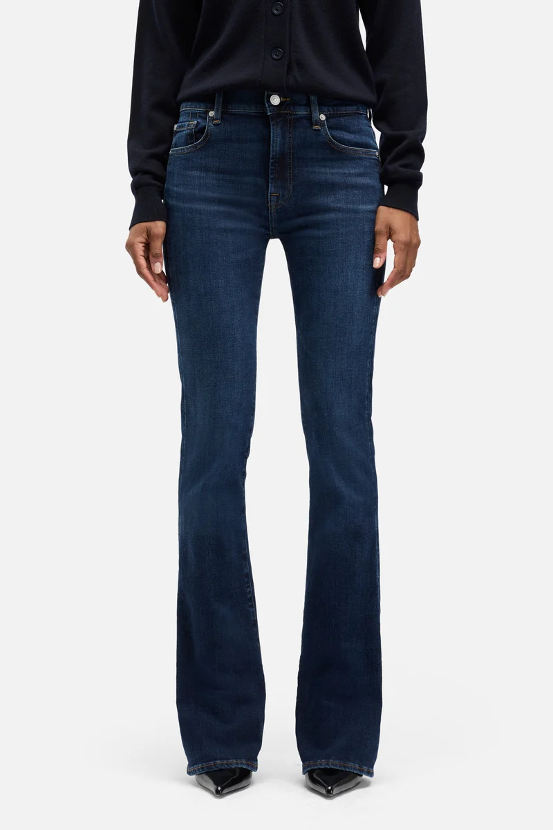 EMBELLISHED POCKET BOOTCUT in Slim Illusion Midnight Fade