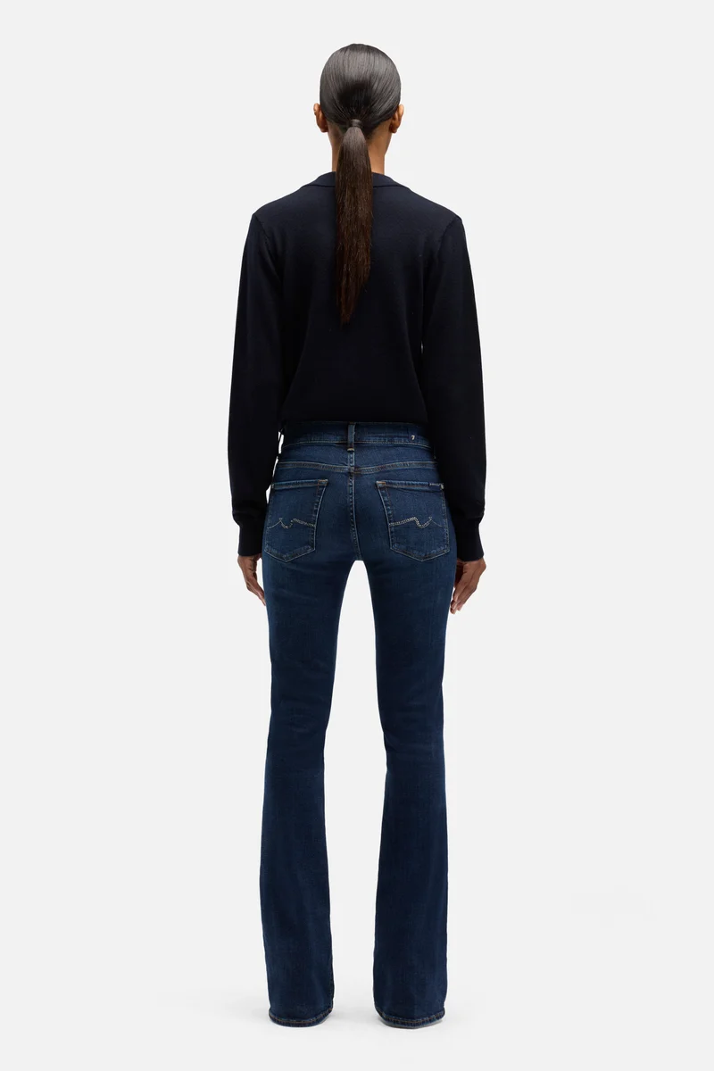 EMBELLISHED POCKET BOOTCUT in Slim Illusion Midnight Fade