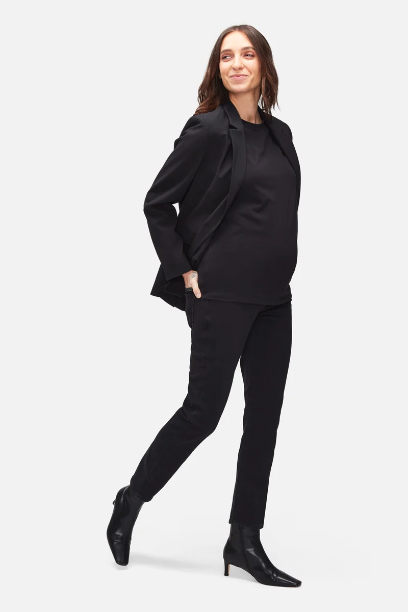 STRAIGHT MATERNITY in Slim Illusion Luxe Gravity