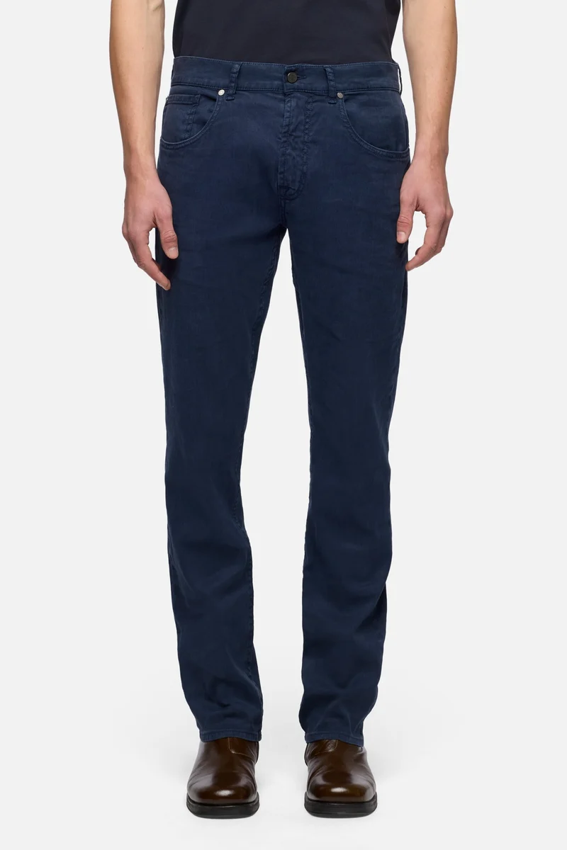 THE STRAIGHT in Denim Linen Ocean