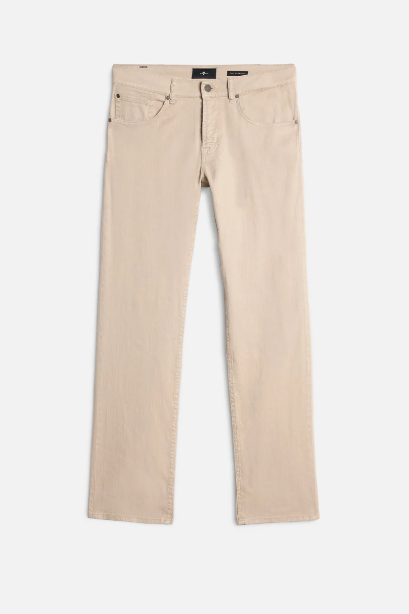 THE STRAIGHT in Denim Linen Oat
