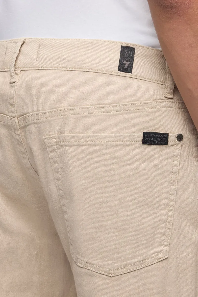 THE STRAIGHT in Denim Linen Oat