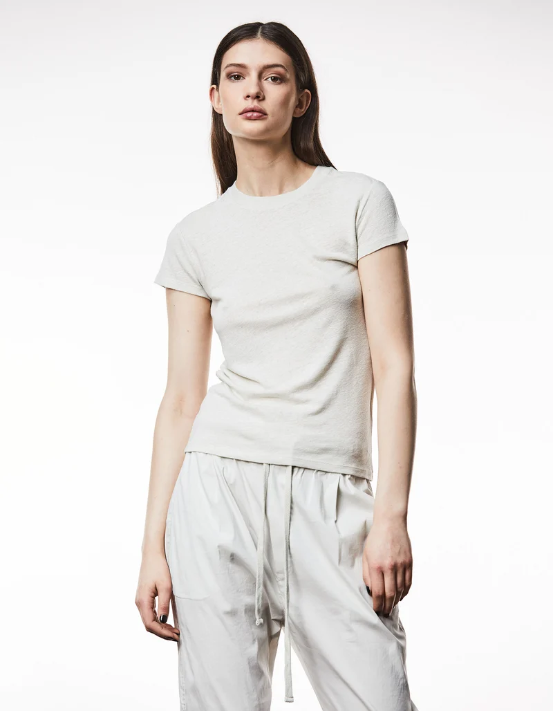 Leinen-Mix T-Shirt