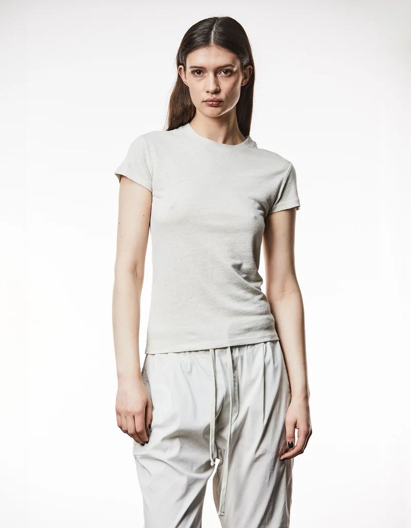 Leinen-Mix T-Shirt