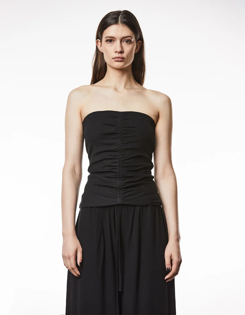 Bandeau-Top mi Raffung