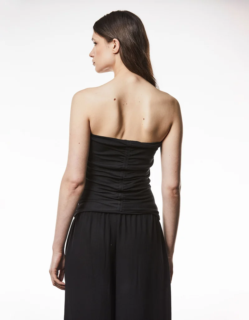 Bandeau-Top mi Raffung